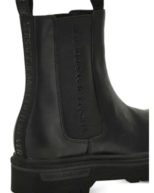 Versace Jeans Couture ロゴディテール エラスティックパネル ブーツ - サムネイル4