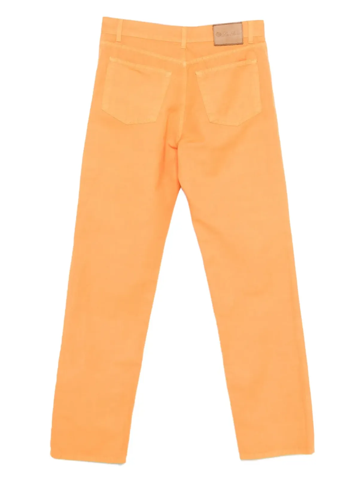 Loro Piana Pre-Owned コットンリネンのパンツ（オレンジ） - 画像2