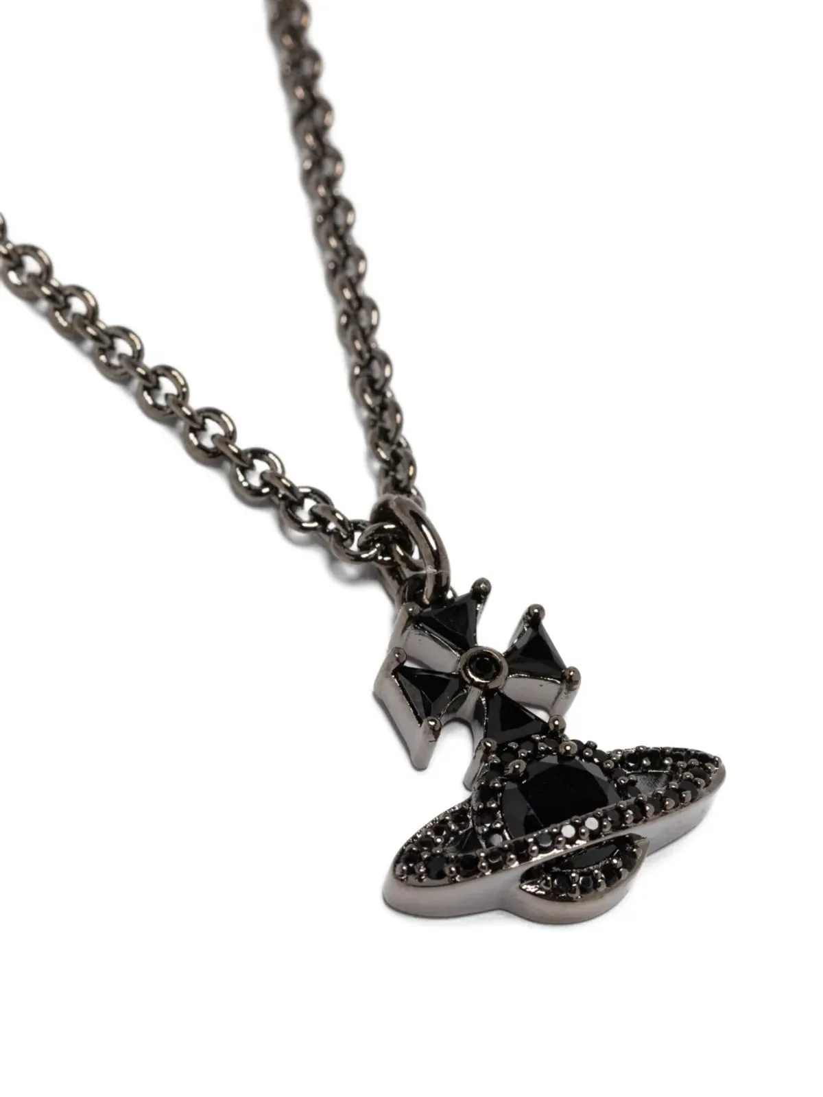 Vivienne Westwood オーブ ラインストーン付きネックレス - 画像3