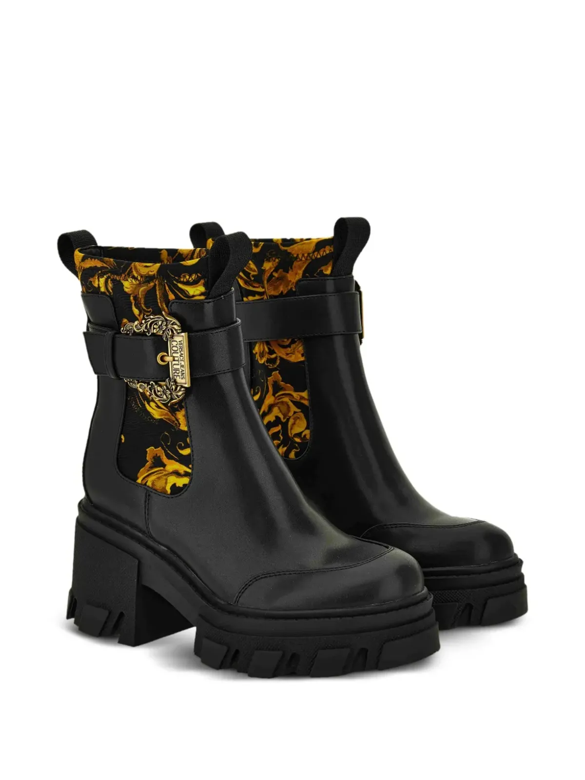 Versace Jeans Couture バックルディテール・プラットフォームブーツ - 画像2