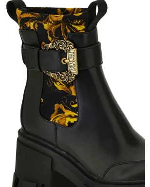 Versace Jeans Couture バックルディテール・プラットフォームブーツ - サムネイル4