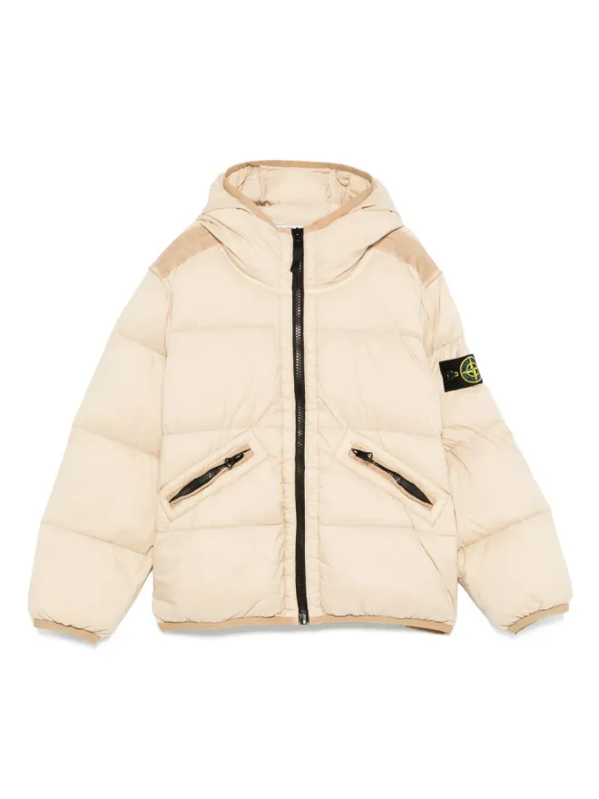 Stone Island Junior Stone Island Junior フード付きパディングジャケットの商品画像