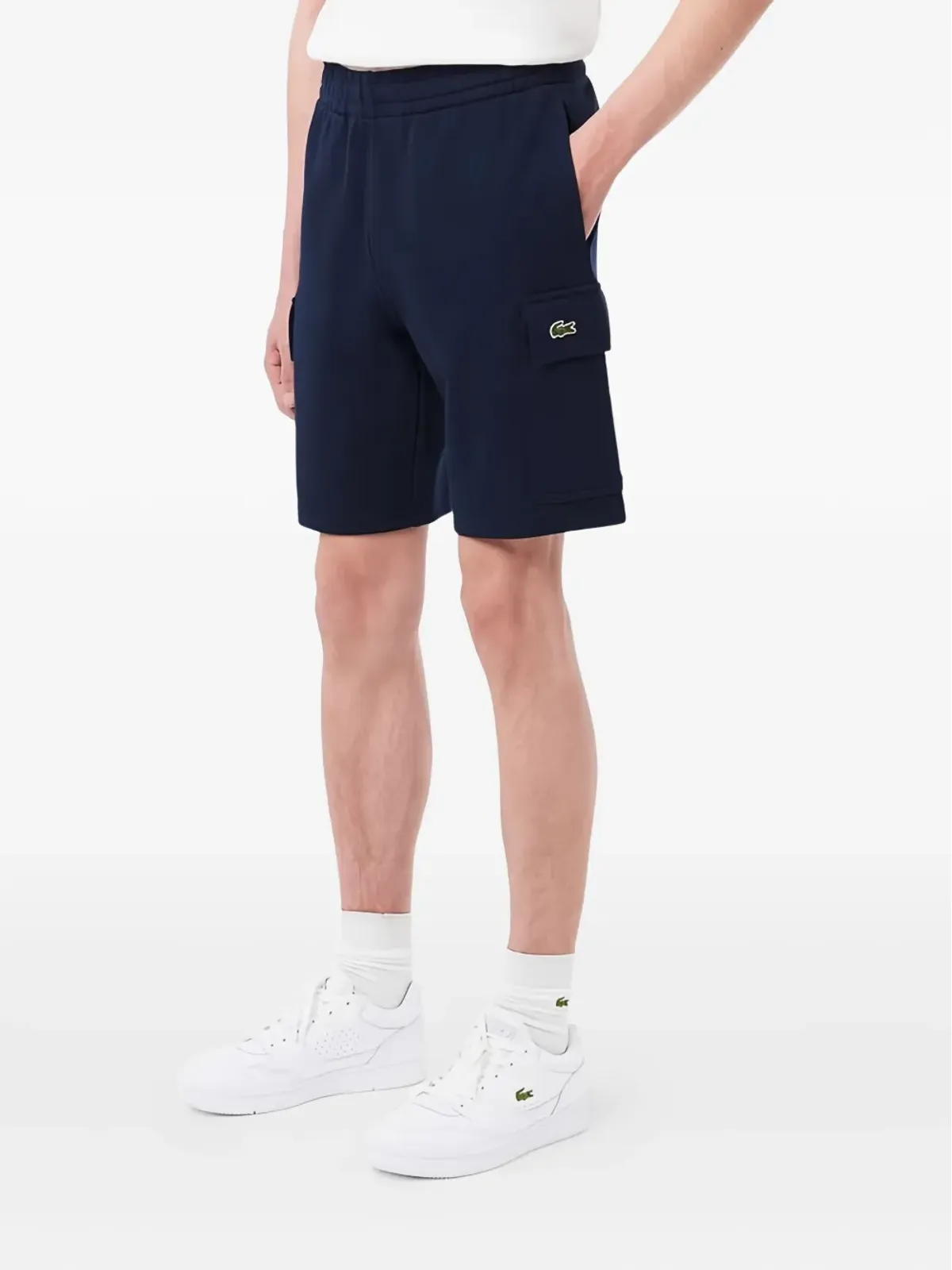 Lacoste カーゴポケットショーツ ブルー - 画像3