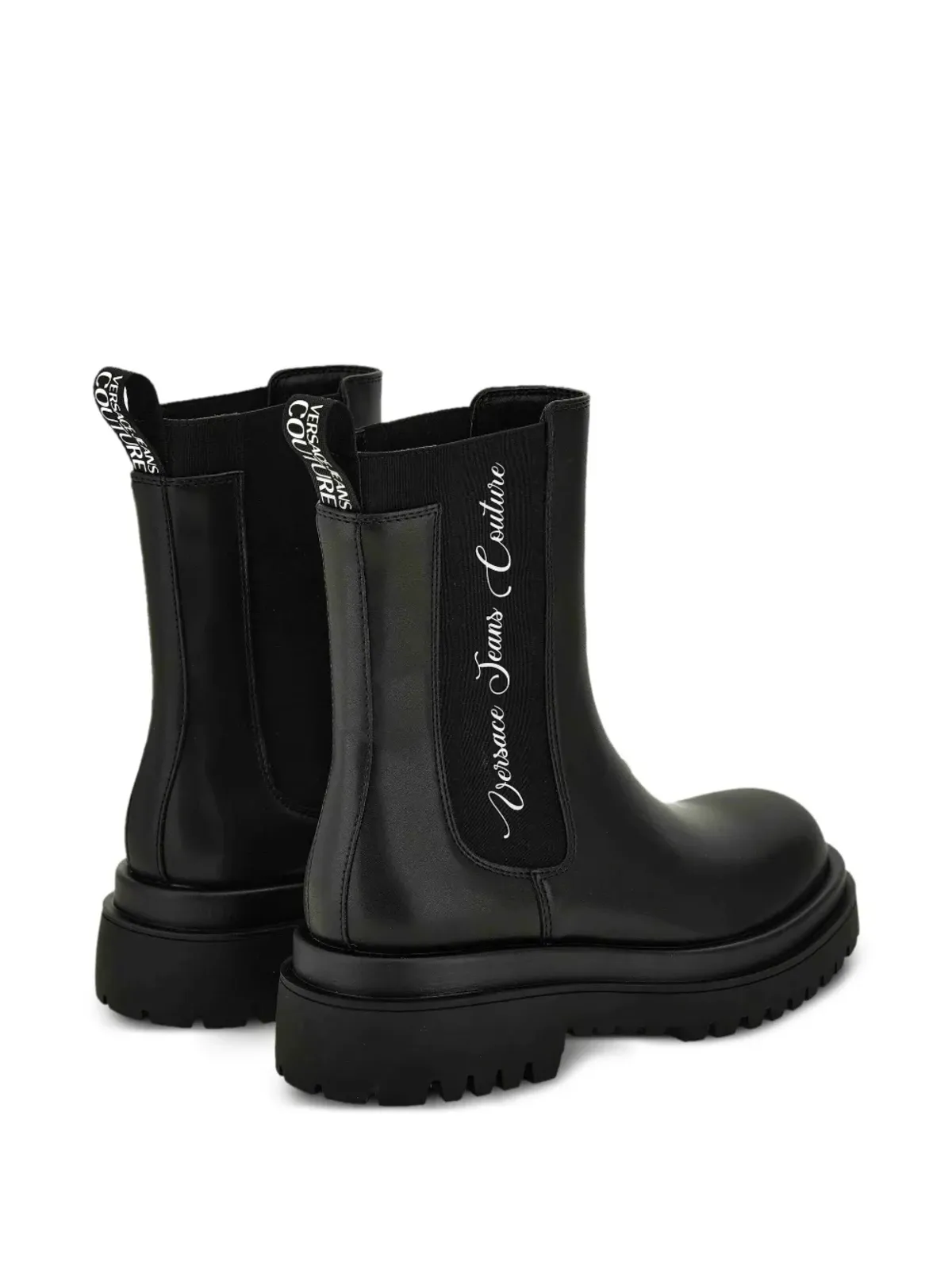 Versace Jeans Couture エラスティックインサート・プラットフォームブーツ - 画像3