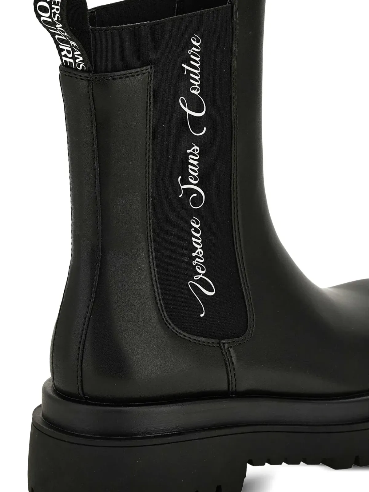 Versace Jeans Couture エラスティックインサート・プラットフォームブーツ - 画像4