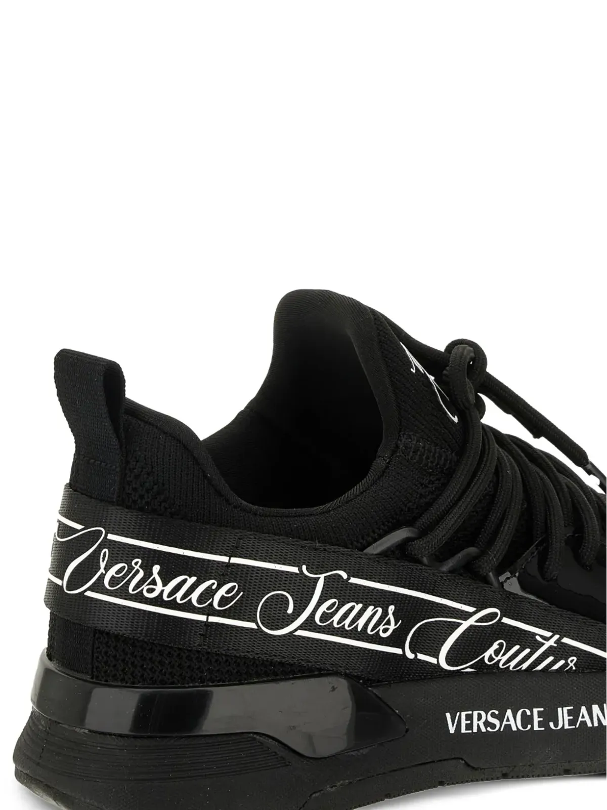 Versace Jeans Couture ロゴディテール レースアップ スニーカー - 画像4