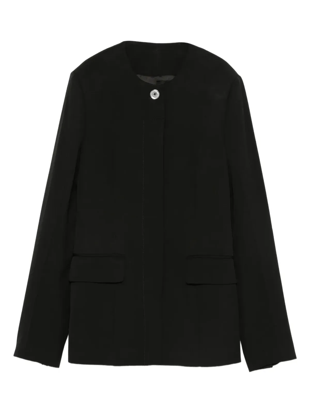 TOTEME ラウンドネック フラップポケット ジャケット - 画像1