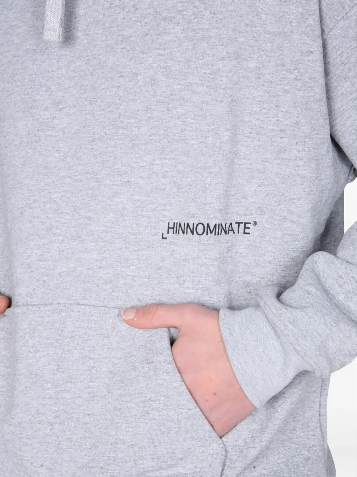 HINNOMINATE ドローストリングフード付きスウェットシャツ - 画像4
