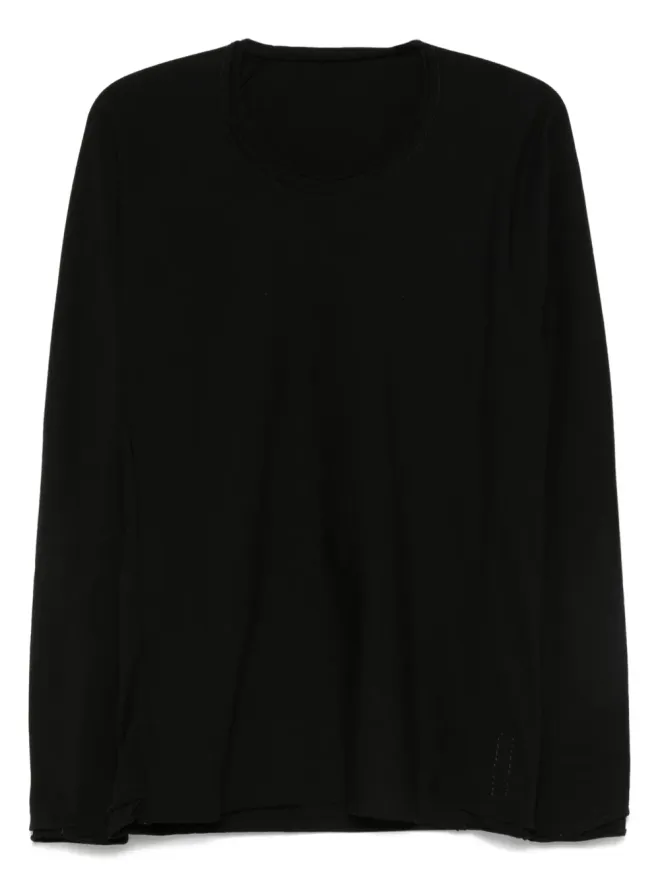 Layer Zero Layer Zero ロングスリーブ コットンTシャツ - ブラックの商品画像