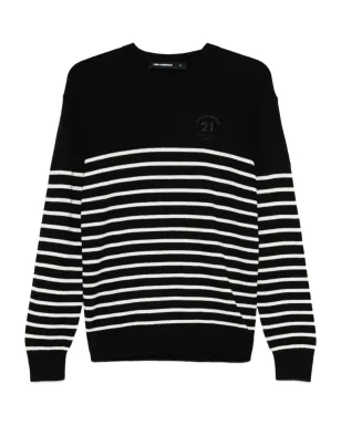Karl Lagerfeld ストライプニットセーター - サムネイル1