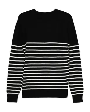 Karl Lagerfeld ストライプニットセーター - サムネイル2