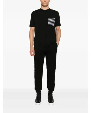 Karl Lagerfeld ストライプポケットTシャツ - サムネイル2