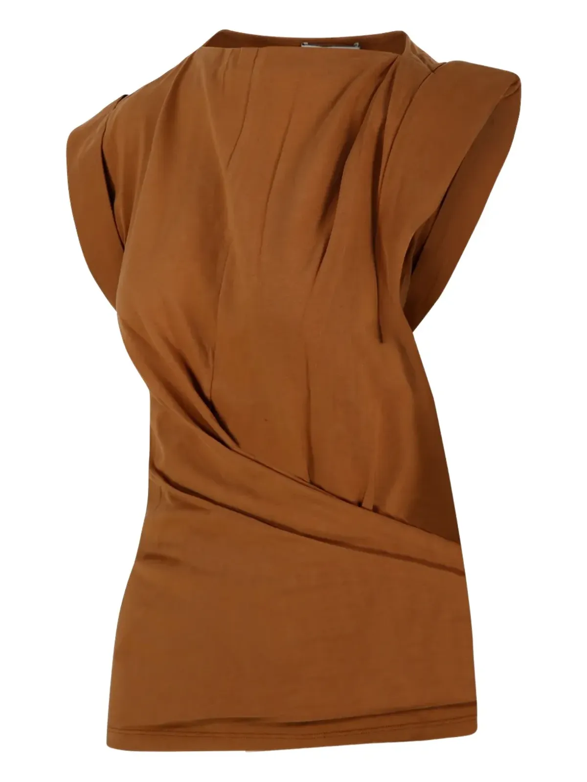 MARANT ÉTOILE Maisan ドレープキャップスリーブトップ - 画像3