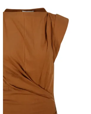 MARANT ÉTOILE Maisan ドレープキャップスリーブトップ - サムネイル4