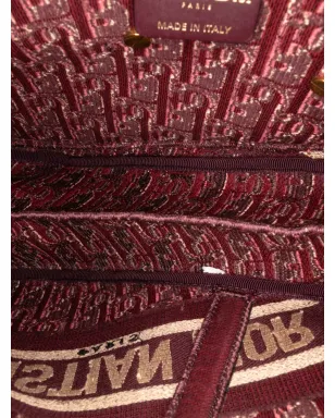 Christian Dior Pre-Owned オブリーク刺繍入りベルベット・サドルバッグ ショルダーバッグ - サムネイル5