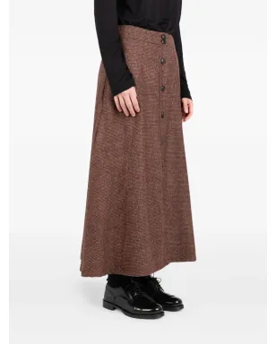 Société Anonyme Alex tweed midi skirt - Brown - サムネイル2