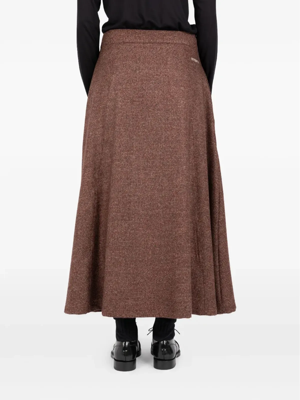 Société Anonyme Alex tweed midi skirt - Brown - 画像3
