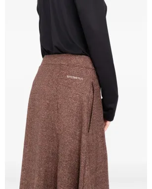 Société Anonyme Alex tweed midi skirt - Brown - サムネイル4