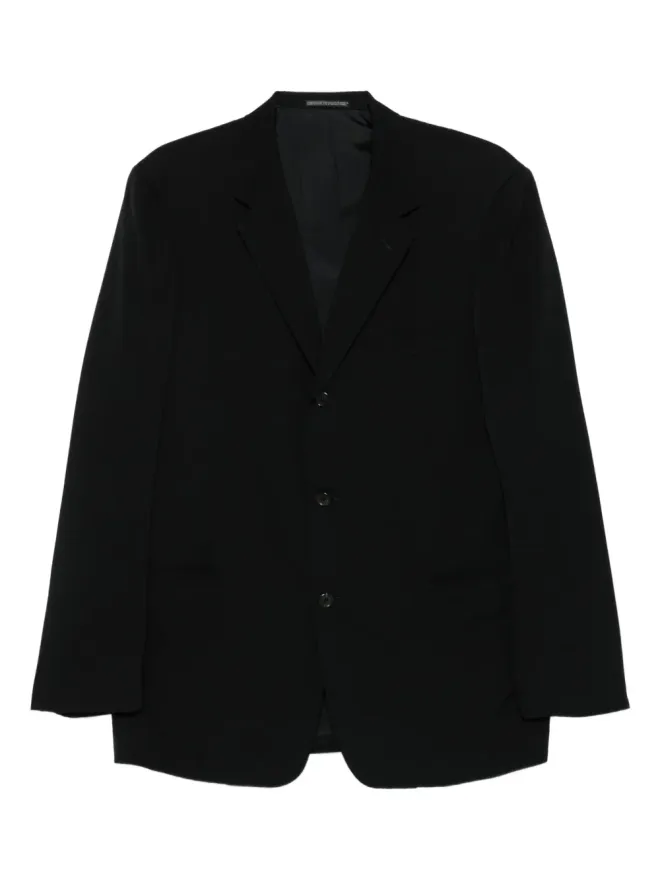 Yohji Yamamoto Pre-Owned Yohji Yamamoto Pre-Owned 1990年代 ウール ボタン付きジャケットの商品画像
