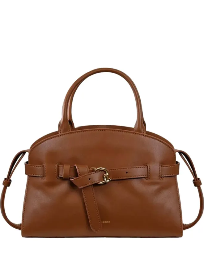 Coccinelle Coccinelle ベルトバックル付きレザーショルダーバッグの商品画像