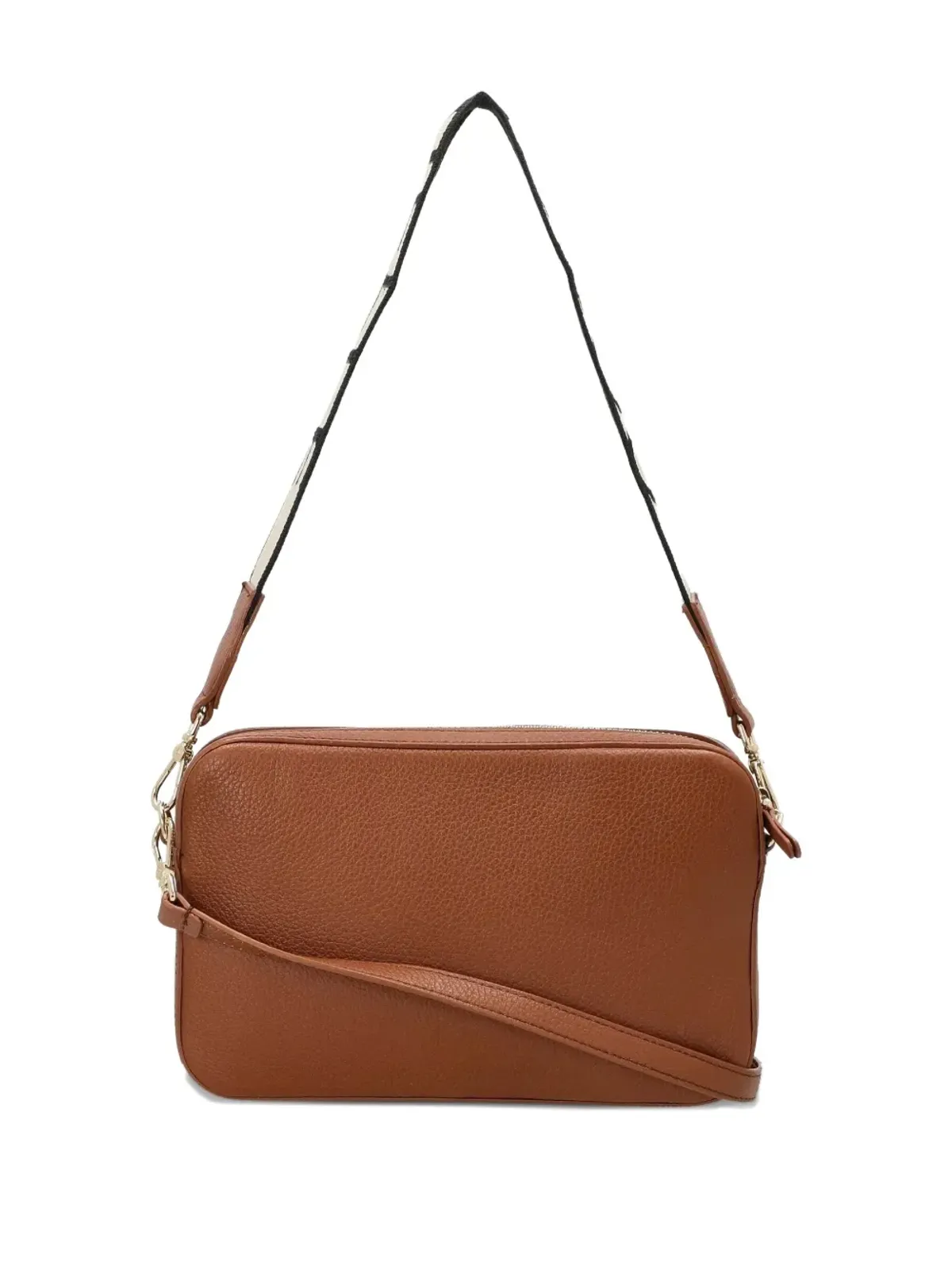 Coccinelle zip shoulder bag - Brown - 画像2