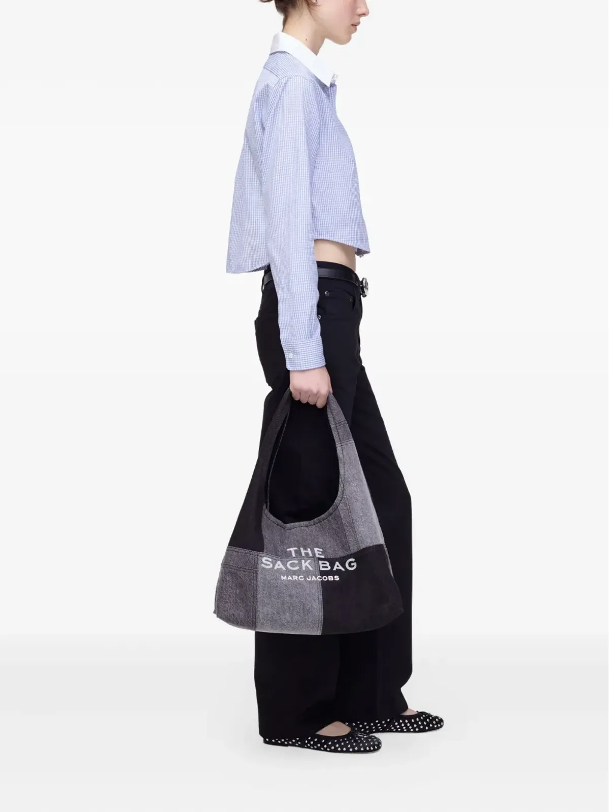 Marc Jacobs ギンガムチェック クロップドシャツ - 画像2