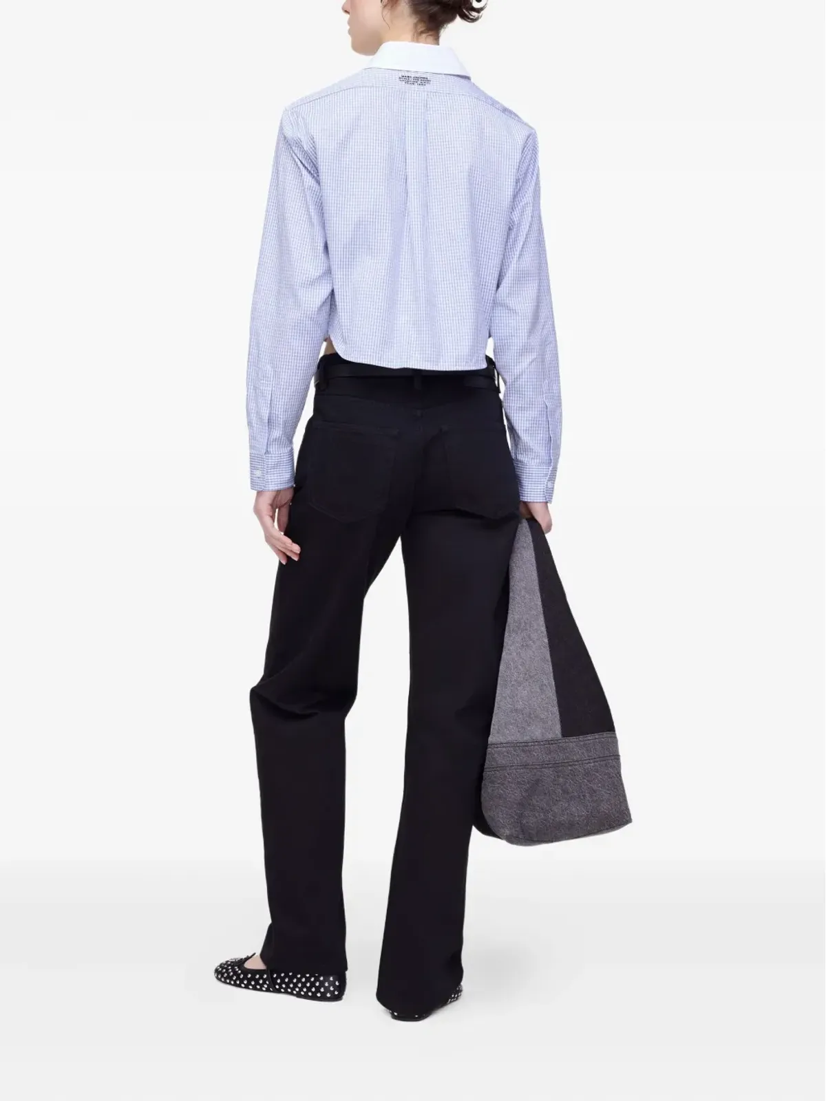 Marc Jacobs ギンガムチェック クロップドシャツ - 画像3