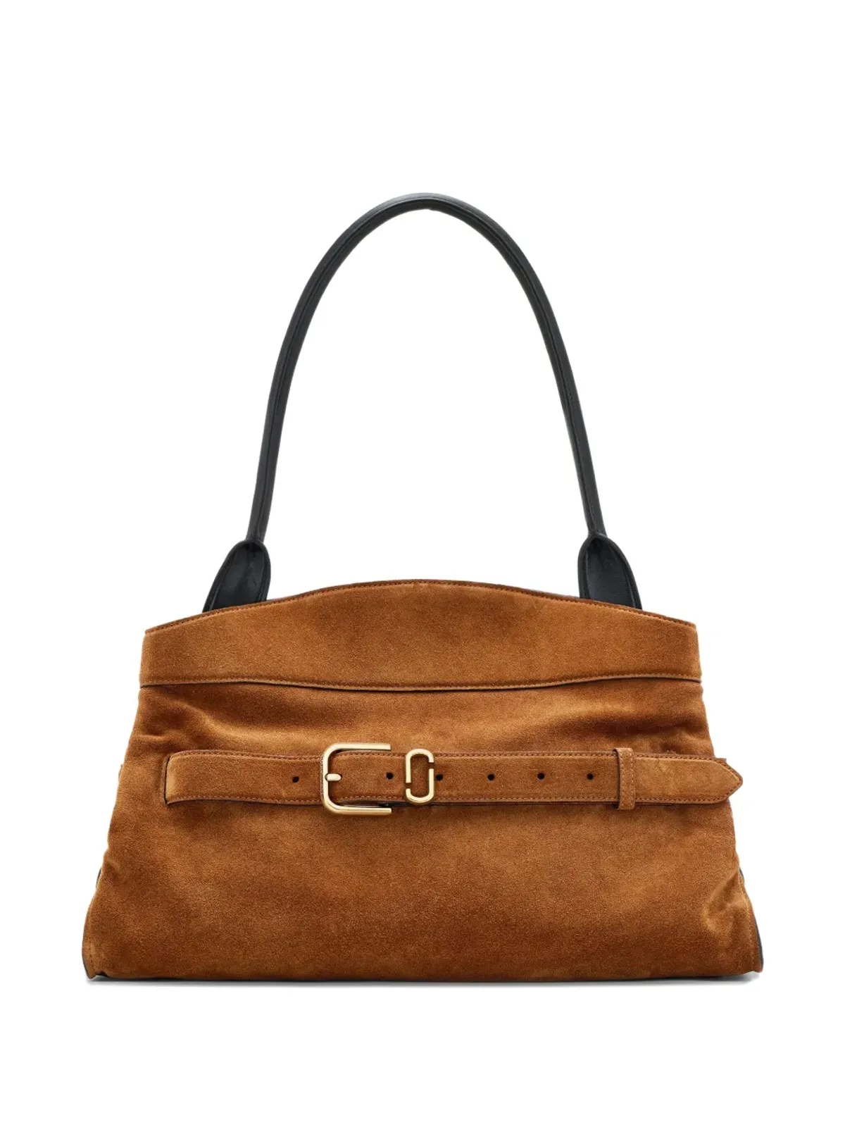 Marc Jacobs Dakota ベルトバックル付き スウェード ショルダーバッグ - 画像1