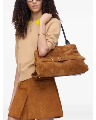Marc Jacobs Dakota ベルトバックル付き スウェード ショルダーバッグ - サムネイル2