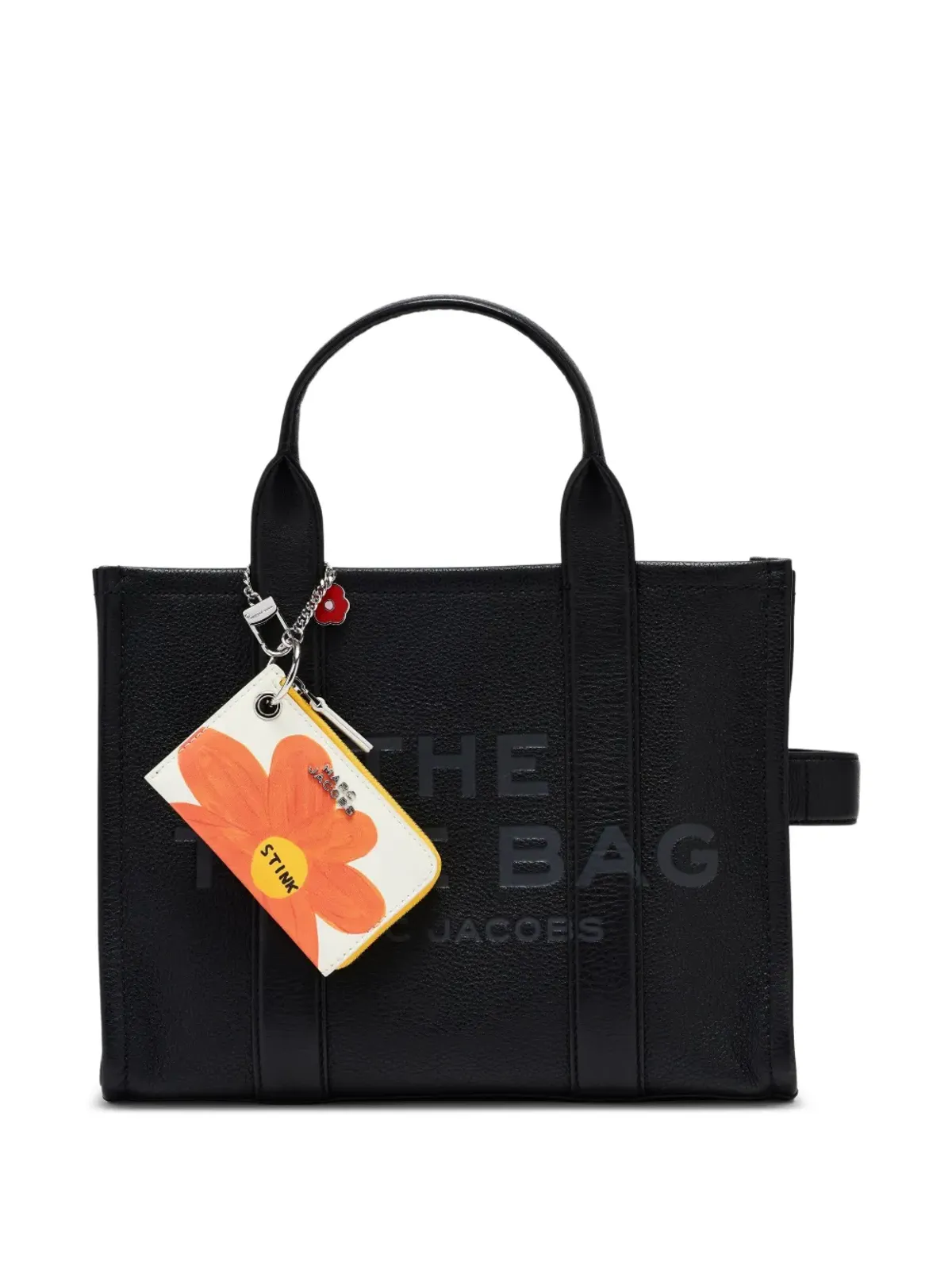 Marc Jacobs 花柄プリント ジップアラウンド バッグチャーム - 画像4