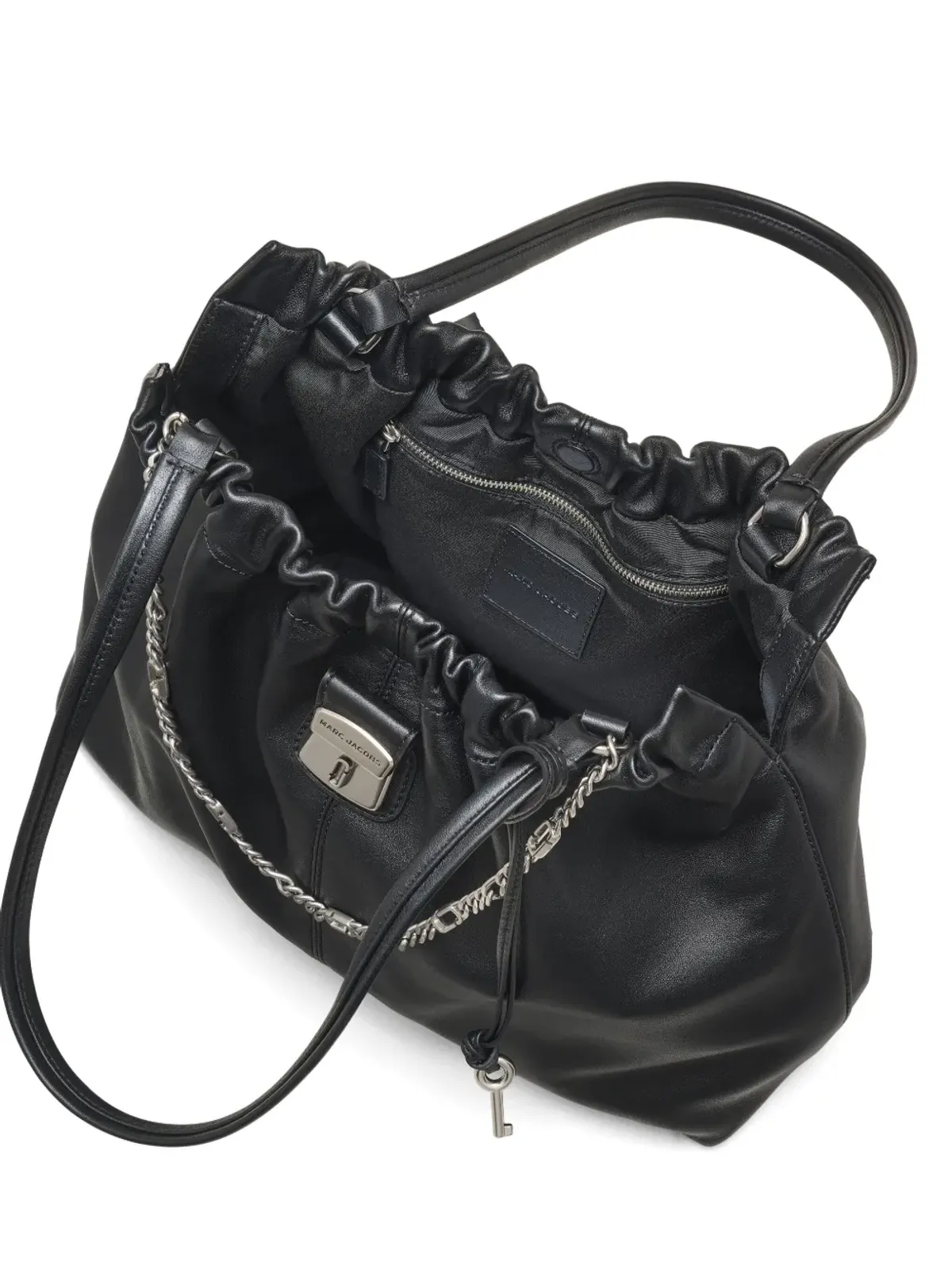 Marc Jacobs クリスティナ チェーン装飾ドローストリング トートバッグ - 画像5