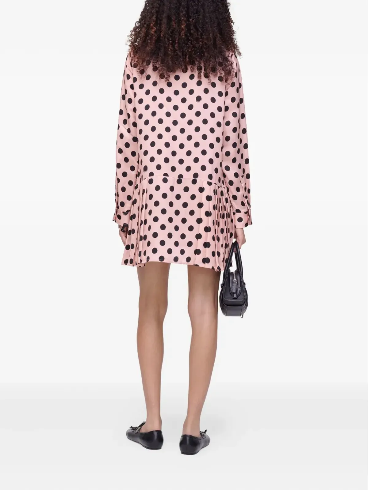 Marc Jacobs ポルカドット柄プリーツミニドレス - 画像4