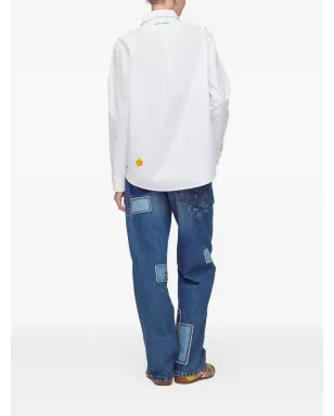 Marc Jacobs 花柄アップリケ コットンシャツ - White - サムネイル4