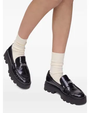 Marc Jacobs ロゴプレート付きプラットフォームローファー - サムネイル5