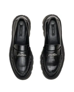 Marc Jacobs ロゴプレート付きプラットフォームローファー - サムネイル4