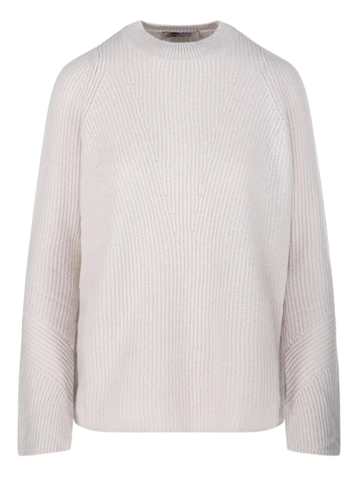 S Max Mara リブ編み ラグランスリーブ セーター - 画像1