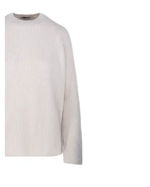 S Max Mara リブ編み ラグランスリーブ セーター - サムネイル4