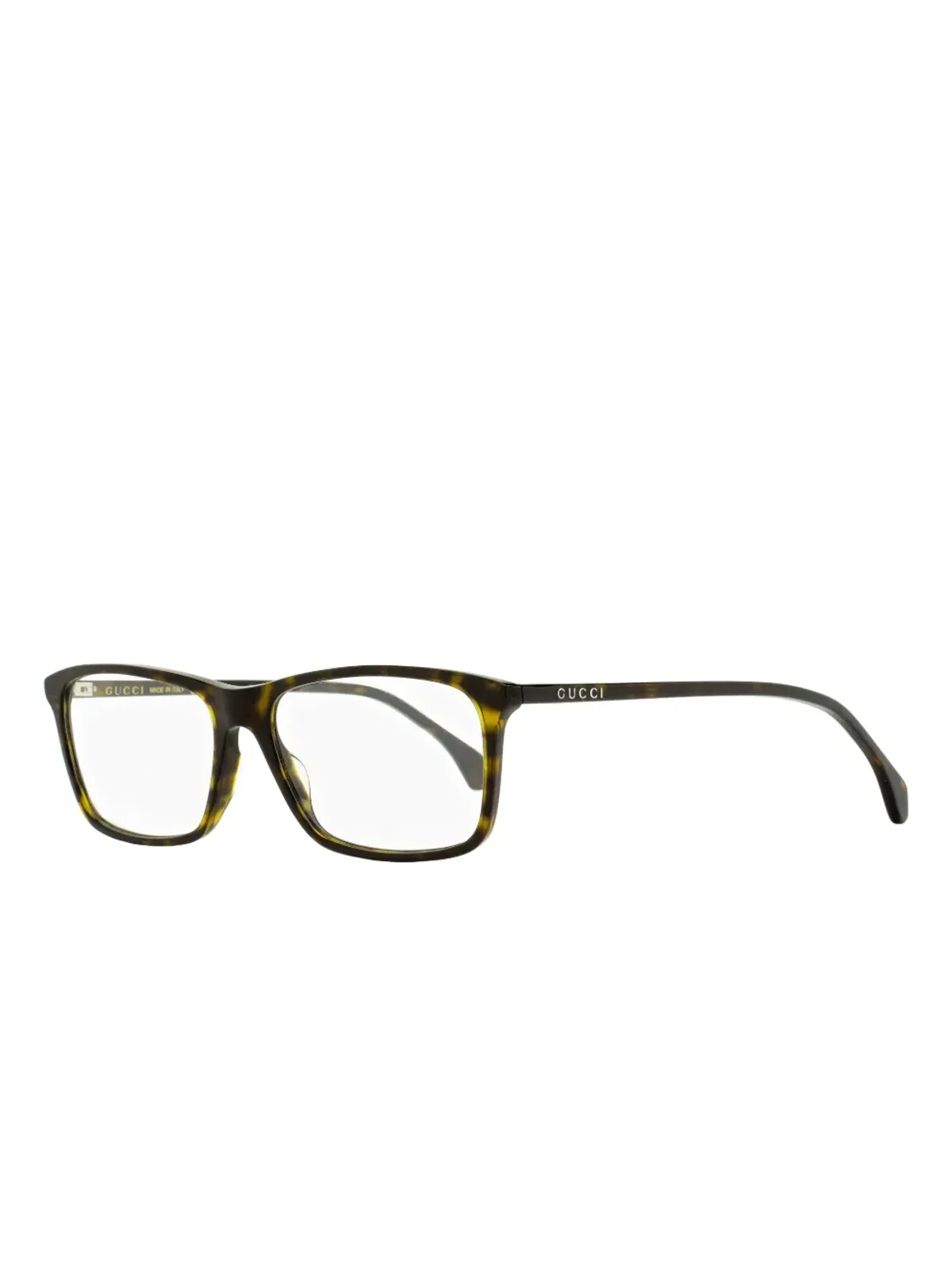 Gucci Eyewear 矩形フレーム ロゴディテール メガネ - 画像2
