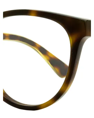 Gucci Eyewear ウェブディテール キャットアイフレーム - ブラウン - サムネイル2