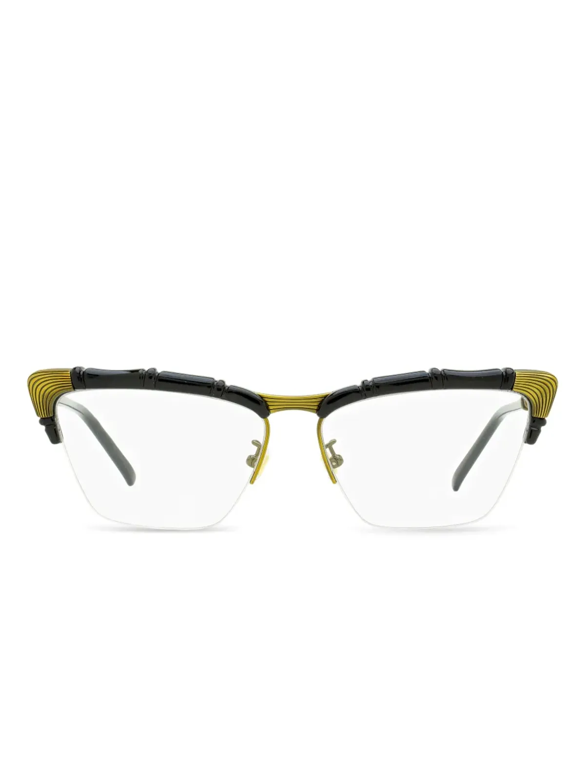 Gucci Eyewear バンブー・ディテール キャットアイ・グラス - 画像1