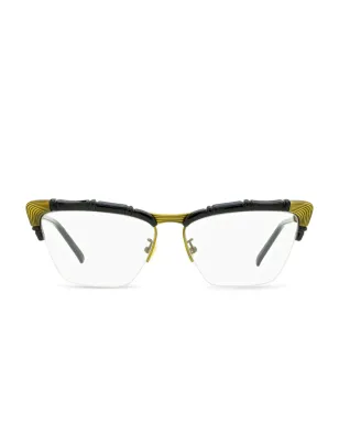 Gucci Eyewear バンブー・ディテール キャットアイ・グラス - サムネイル1