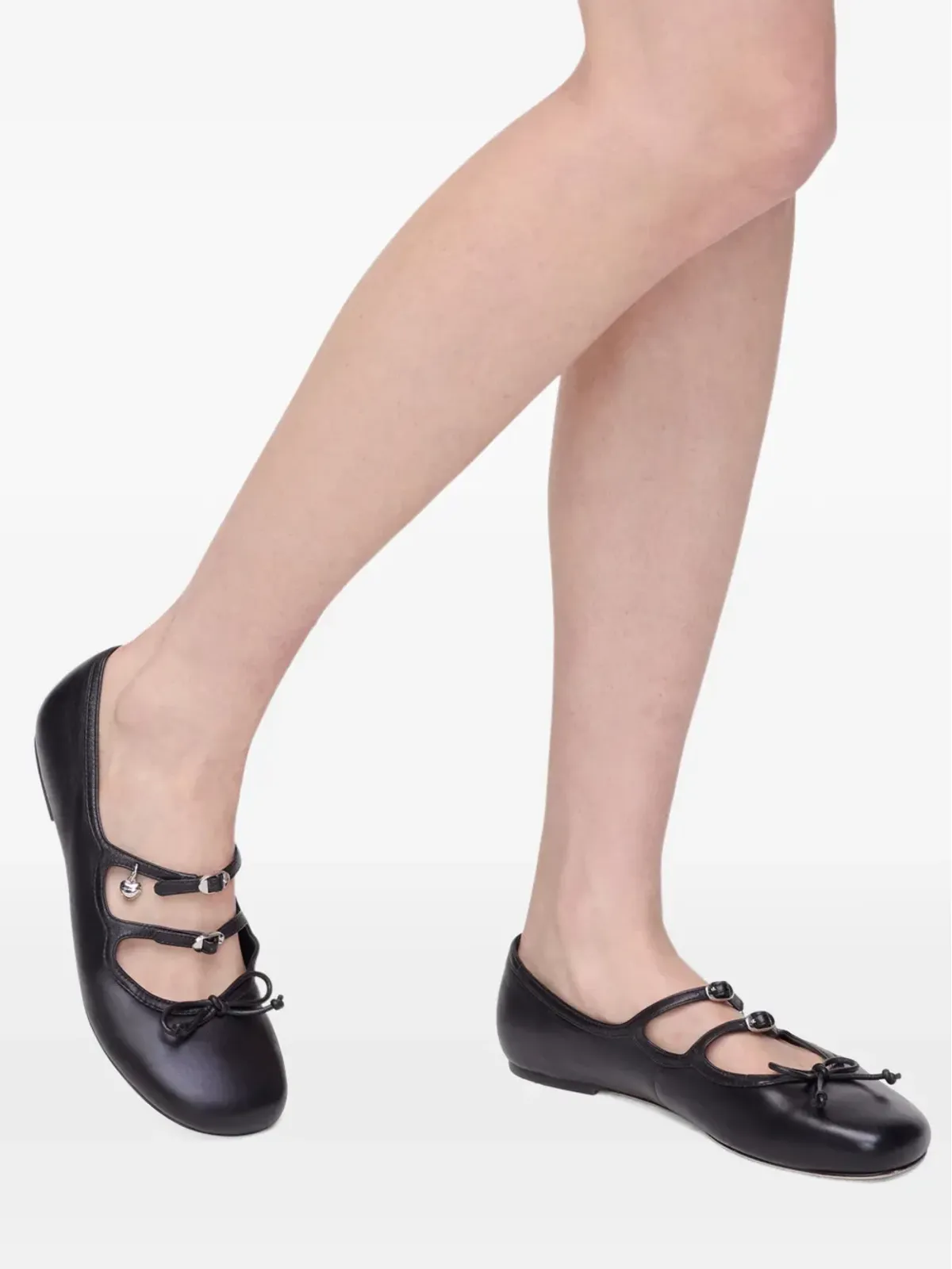 Marc Jacobs The Kiki バックル装飾ボウ バレエフラット - 画像3
