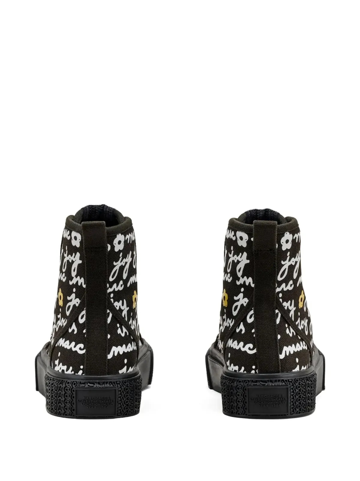 Marc Jacobs The Marc Is Joy ハイトップ キャンバススニーカー - Black - 画像3