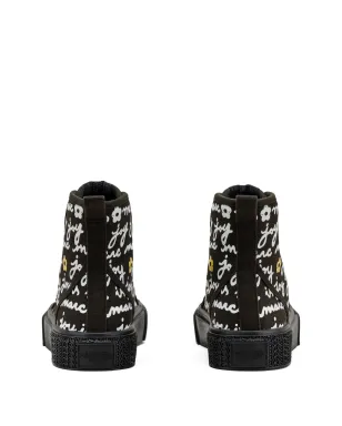 Marc Jacobs The Marc Is Joy ハイトップ キャンバススニーカー - Black - サムネイル3