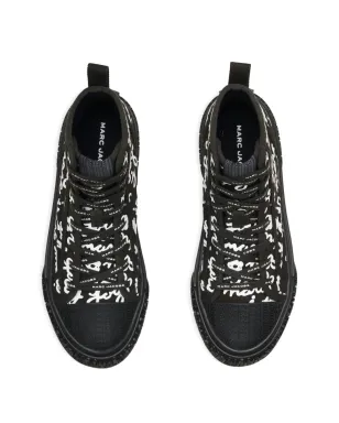 Marc Jacobs The Marc Is Joy ハイトップ キャンバススニーカー - Black - サムネイル4