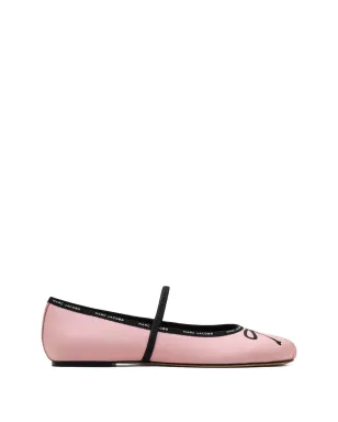 Marc Jacobs bow-detail ballet flats - Pink - サムネイル2