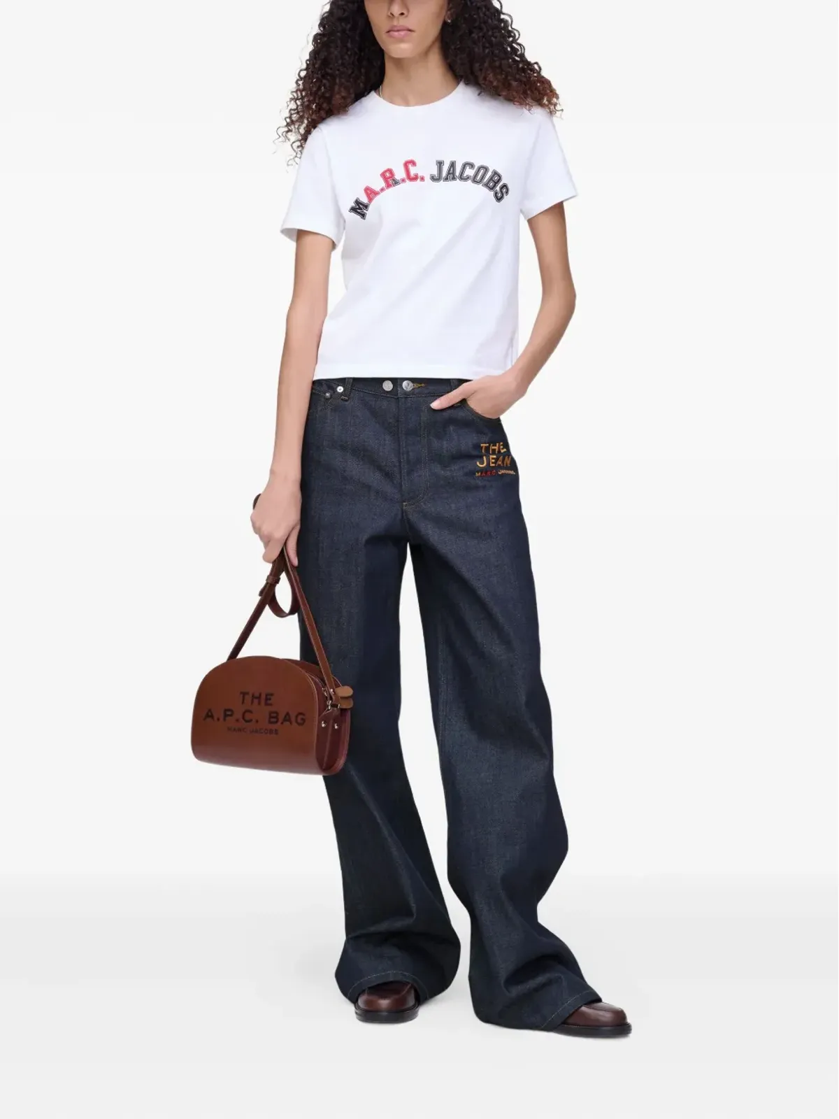 Marc Jacobs ロゴ文字入りTシャツ - 画像2