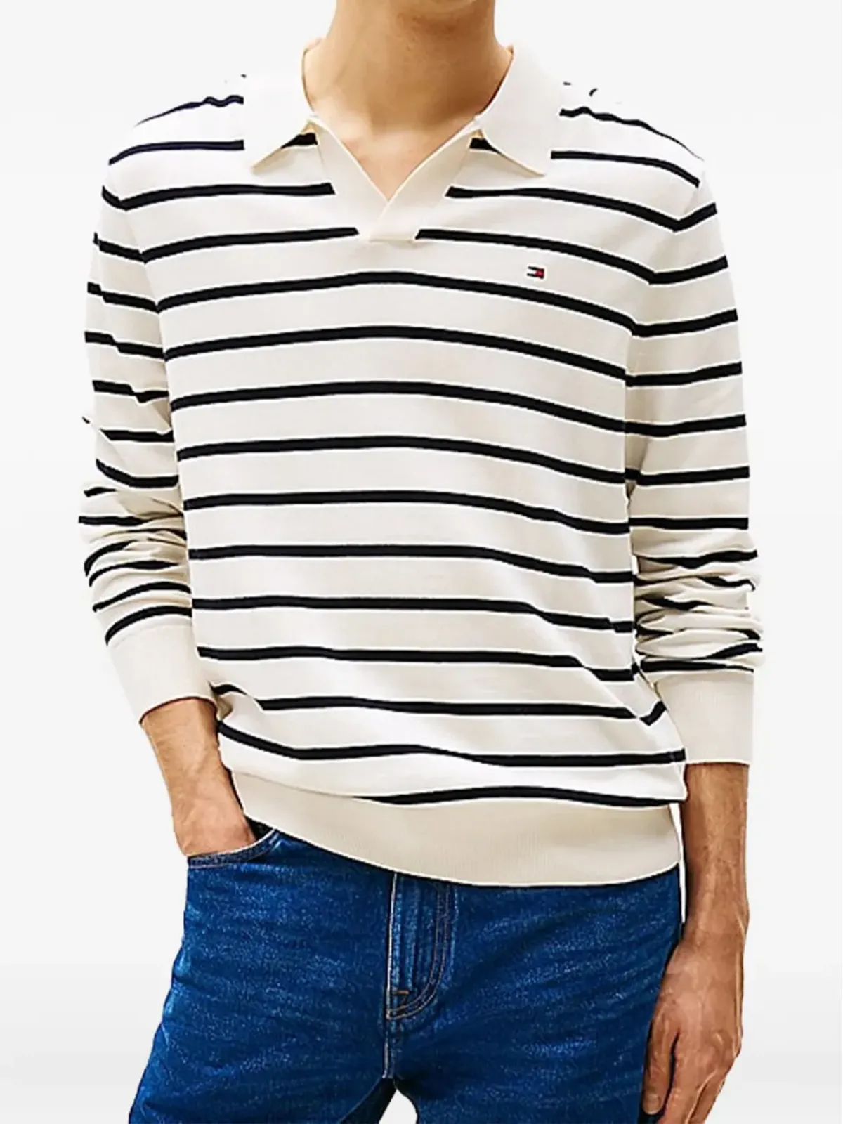 Tommy Hilfiger ストライプ長袖Tシャツ - 画像2
