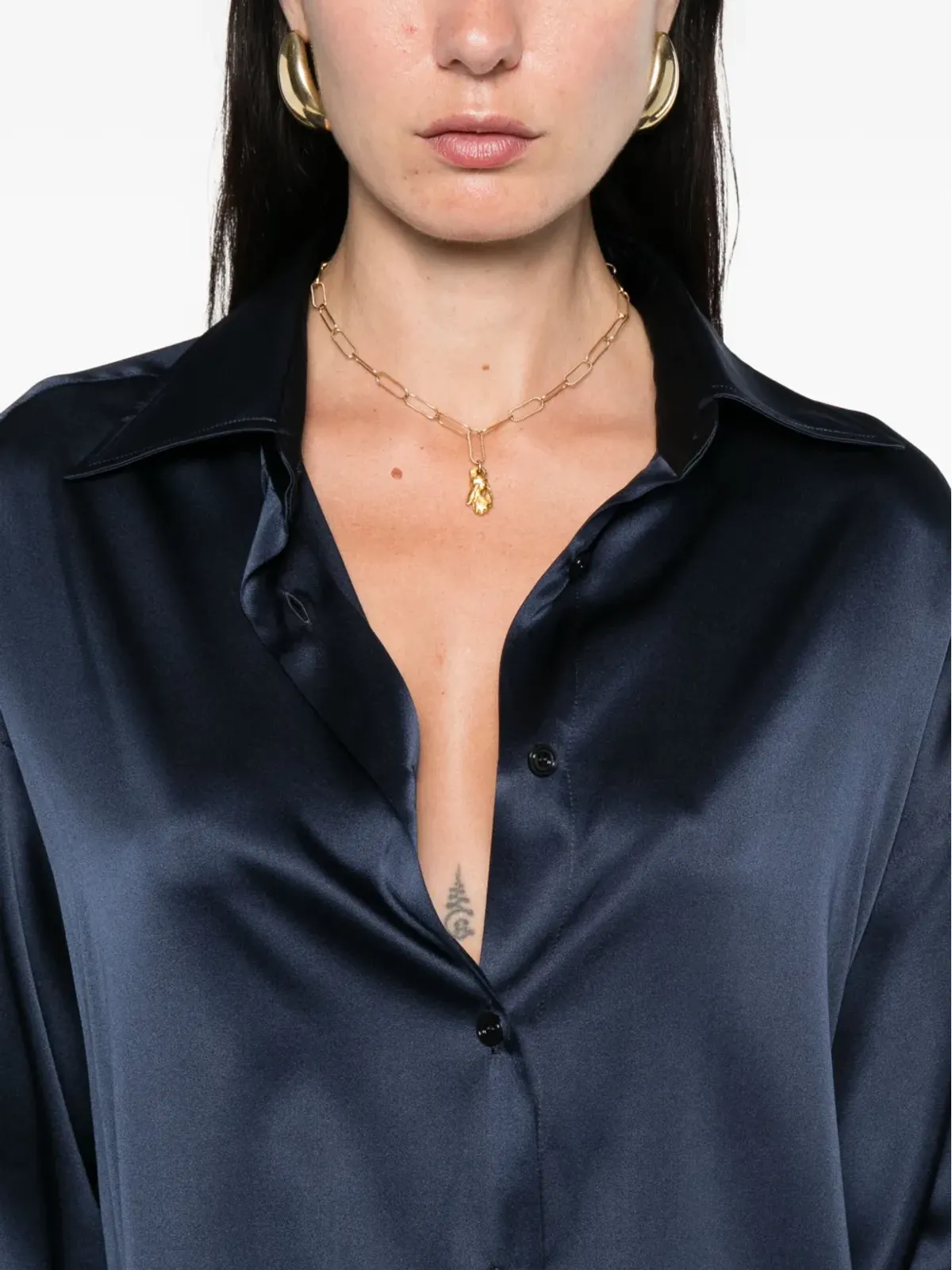 TOM FORD シルク混紡シャツ - 画像5