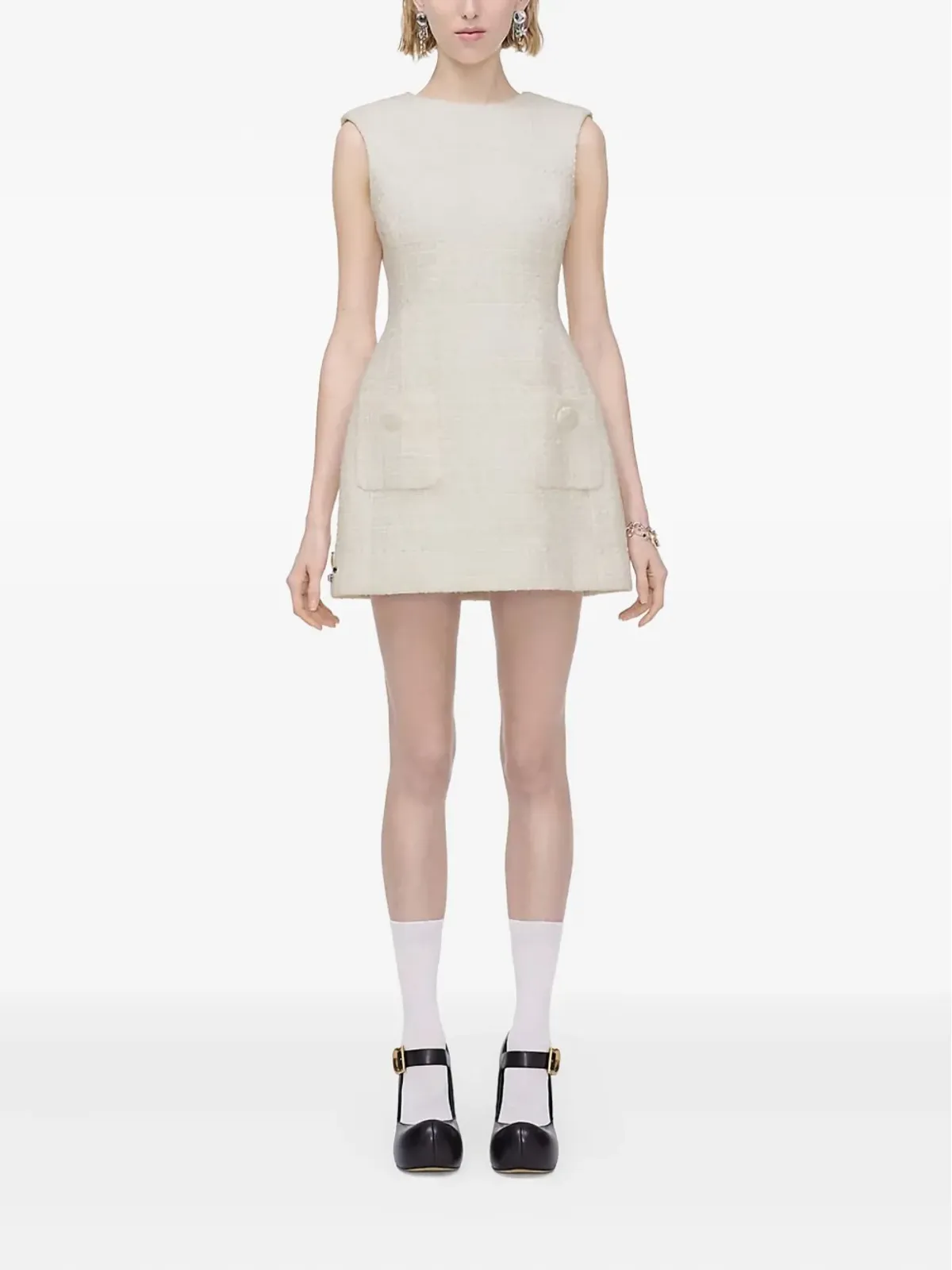Marc Jacobs ツイードポケットミニドレス - 画像2